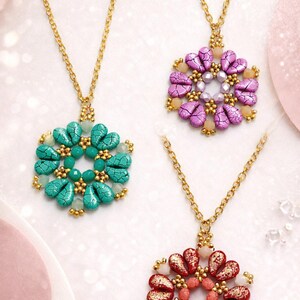 Beaded Love Pendant Tutorial - Digital PDF Guide