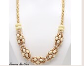 Harmony Necklace Beading Tutorial, Crystal & Seed Bead Pattern (PDF Tutorial)