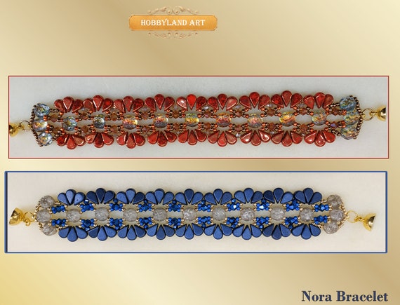 Flipper Bracelet-kit & Tutorial-arcos Par Puca ,crystal Bead,seed  Bead,baroque Bead-beaded Bracelets Kit-hobbyland 