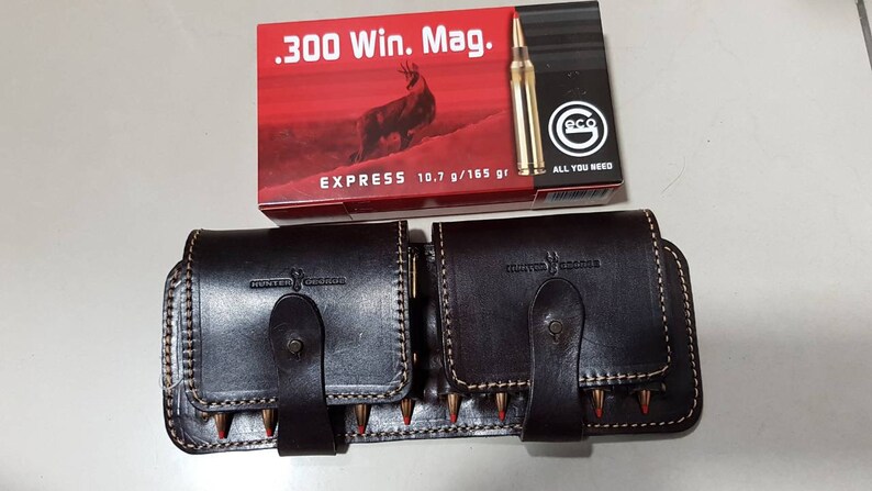 Handmade Cartridge pouch,Cartridge pouch,real leather,hunting,hunting accessory,Dark Brown Cartridge pouch,Handmade hunting Cartridge pouch