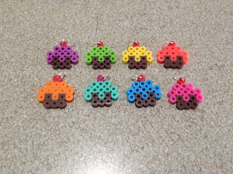 Cupcake Perler Bead Sprites Etsy