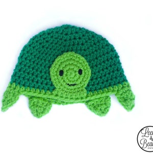 Sea Turtle Beanie - Size Newborn to Adult