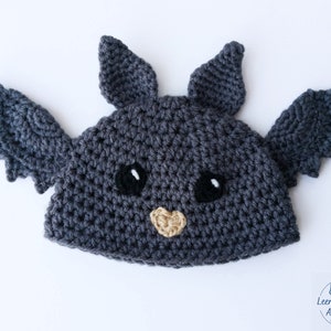 Bat Beanie - Any Size (Newborn to Adult) / Halloween costume bat hat