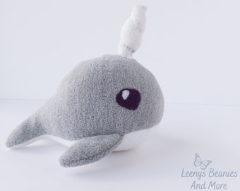 Baby Narwhal Plush / Cute Narwhal gift