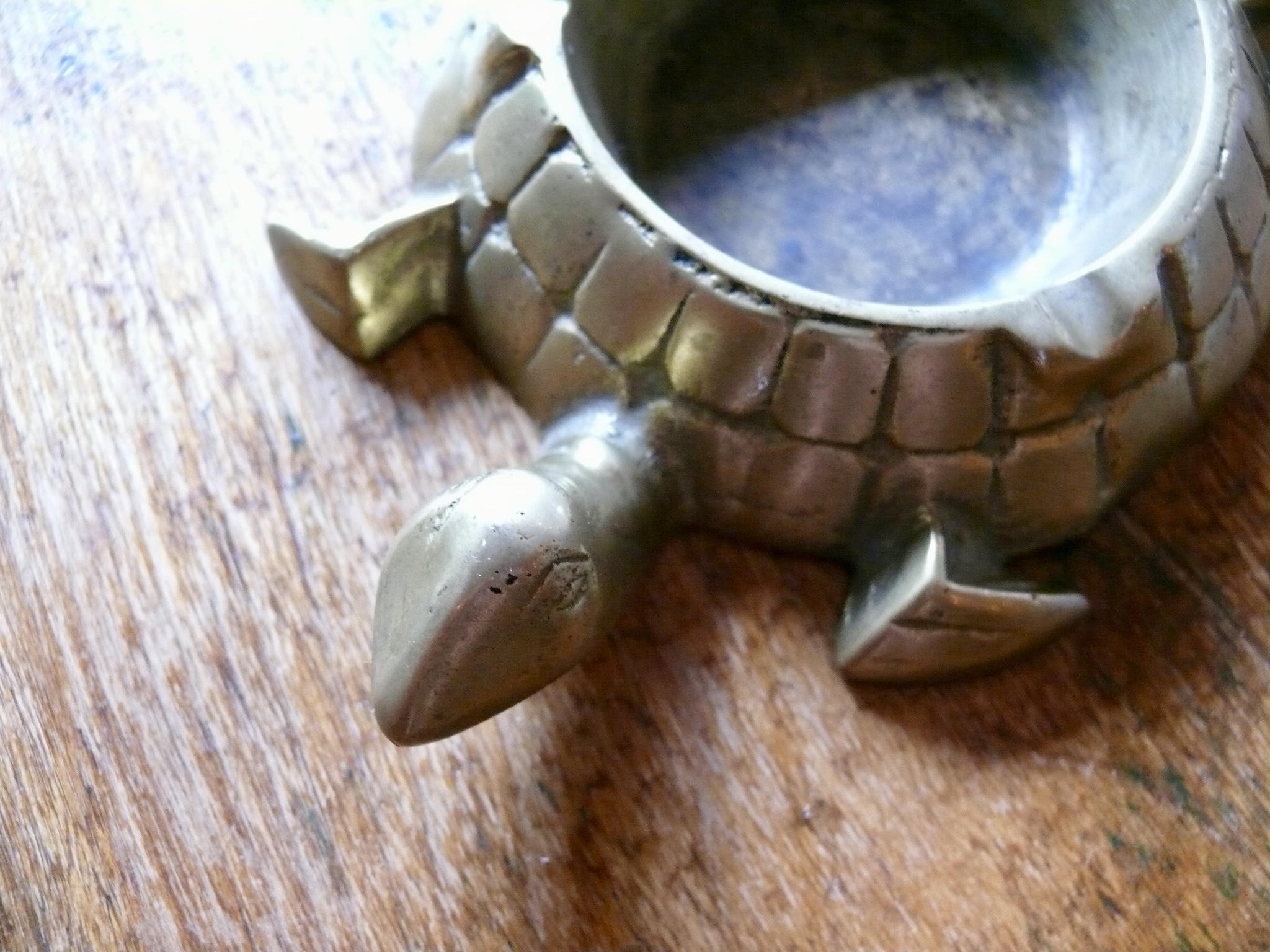 Brass Turtle Shaped Ashtray Vintage Turtle Totem Trinket - Etsy