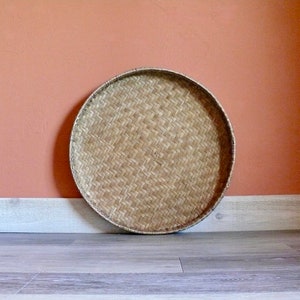 Large Round Tobacco Basket