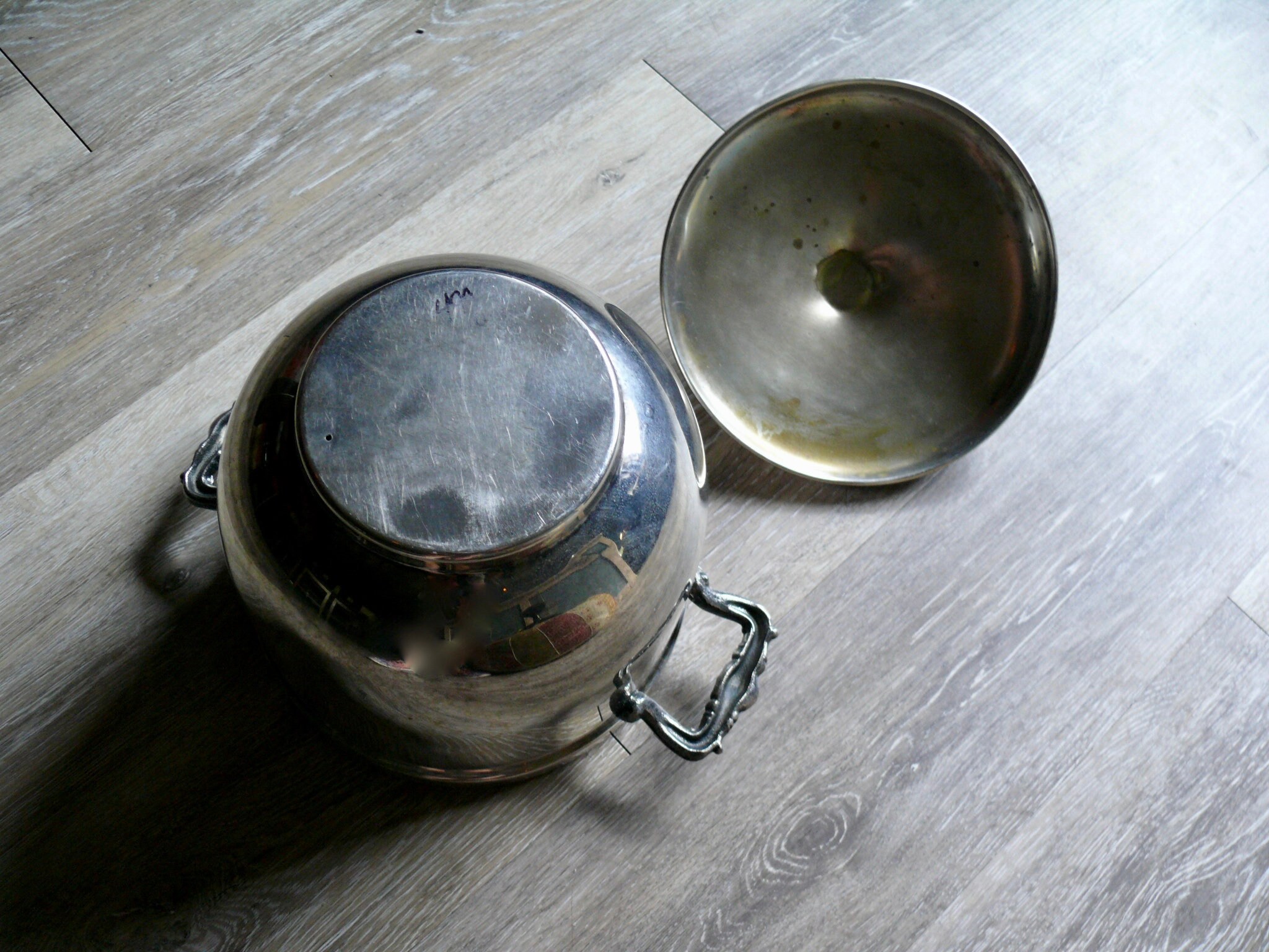 Vintage plata cubo de hielo con revestimiento de cristal de | Etsy