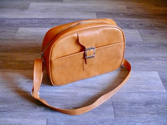 Orange Samsonite Cross Body Shoulder Bag, Vintage… - image 2