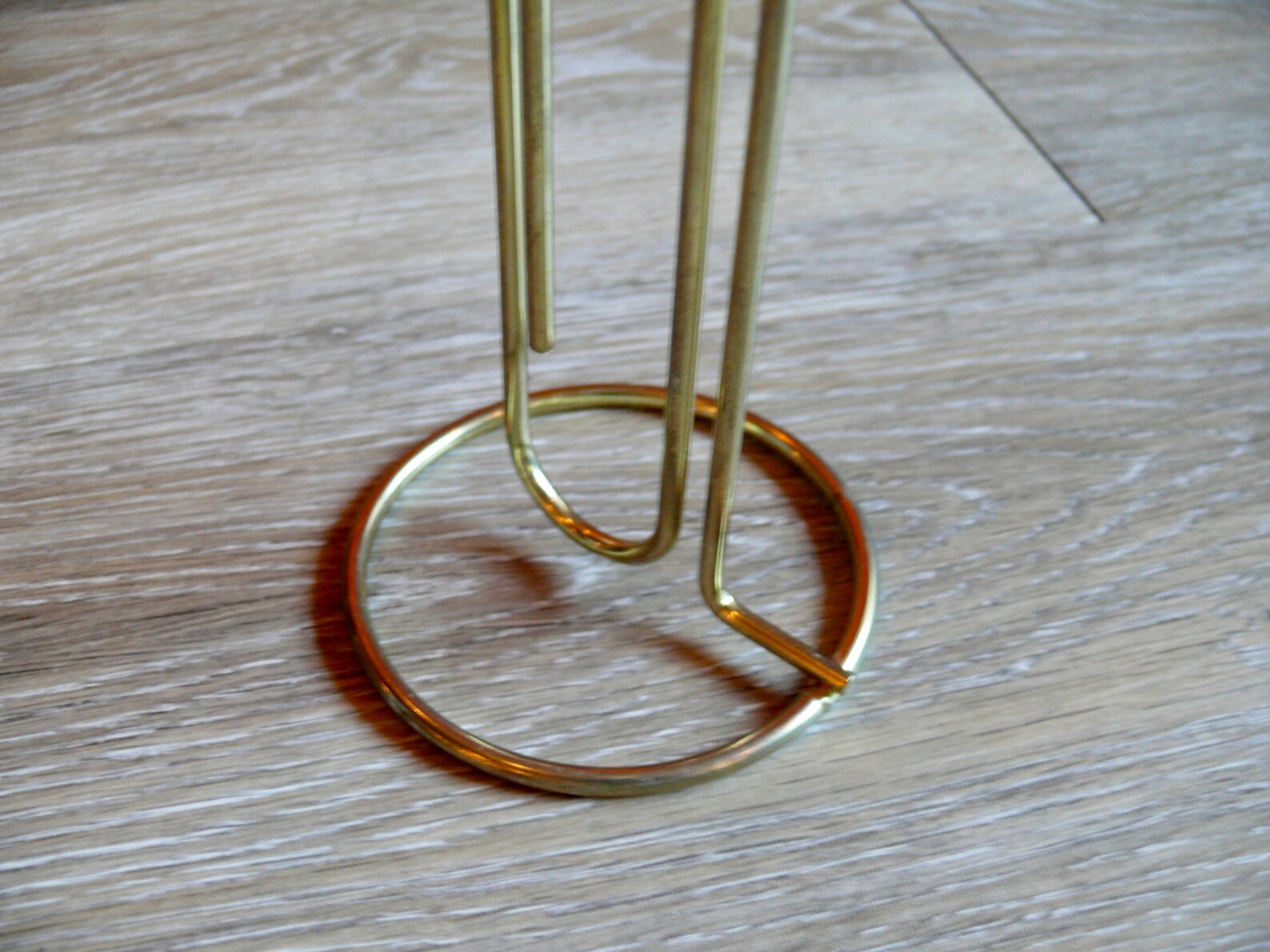 Oversized Gold Metal Paperclip Vintage Large Paper Clip Etsy