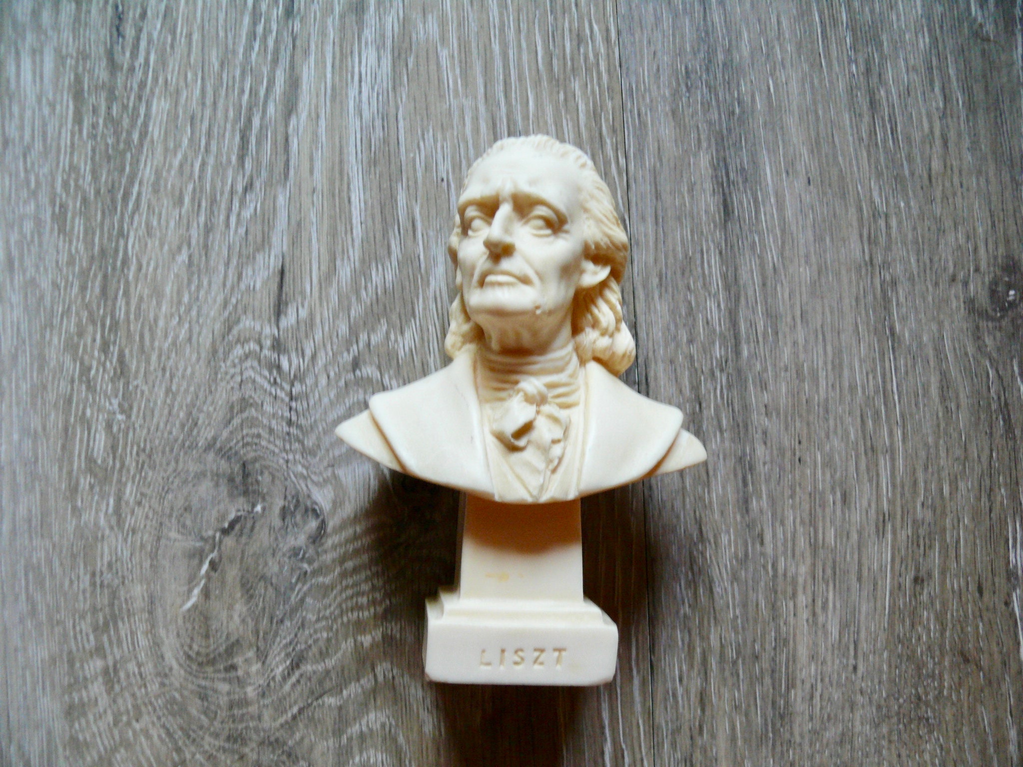 4 Ruggeri Alabaster Resin Music Composers Busts Vintage Liszt Etsy