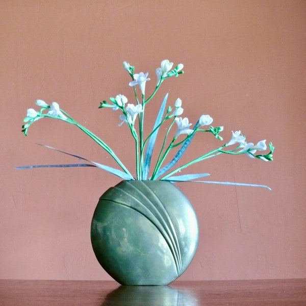 Large Brass Vase Etsy