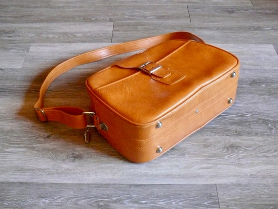 Orange Samsonite Cross Body Shoulder Bag, Vintage… - image 8