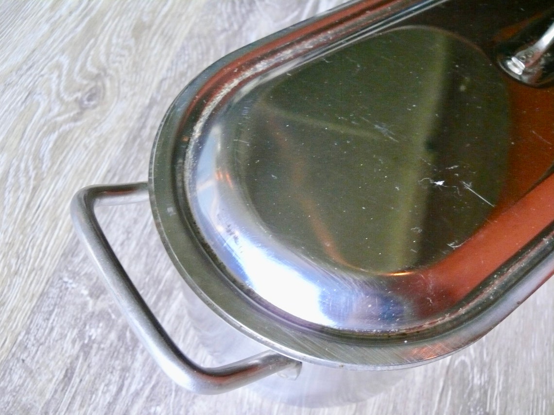 Large Lidded Fish Poacher Pan With Perforated Tray Vintage Etsy