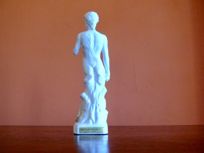 Michelangelo David Statue With Fig Leaf Vintage 12 Etsy