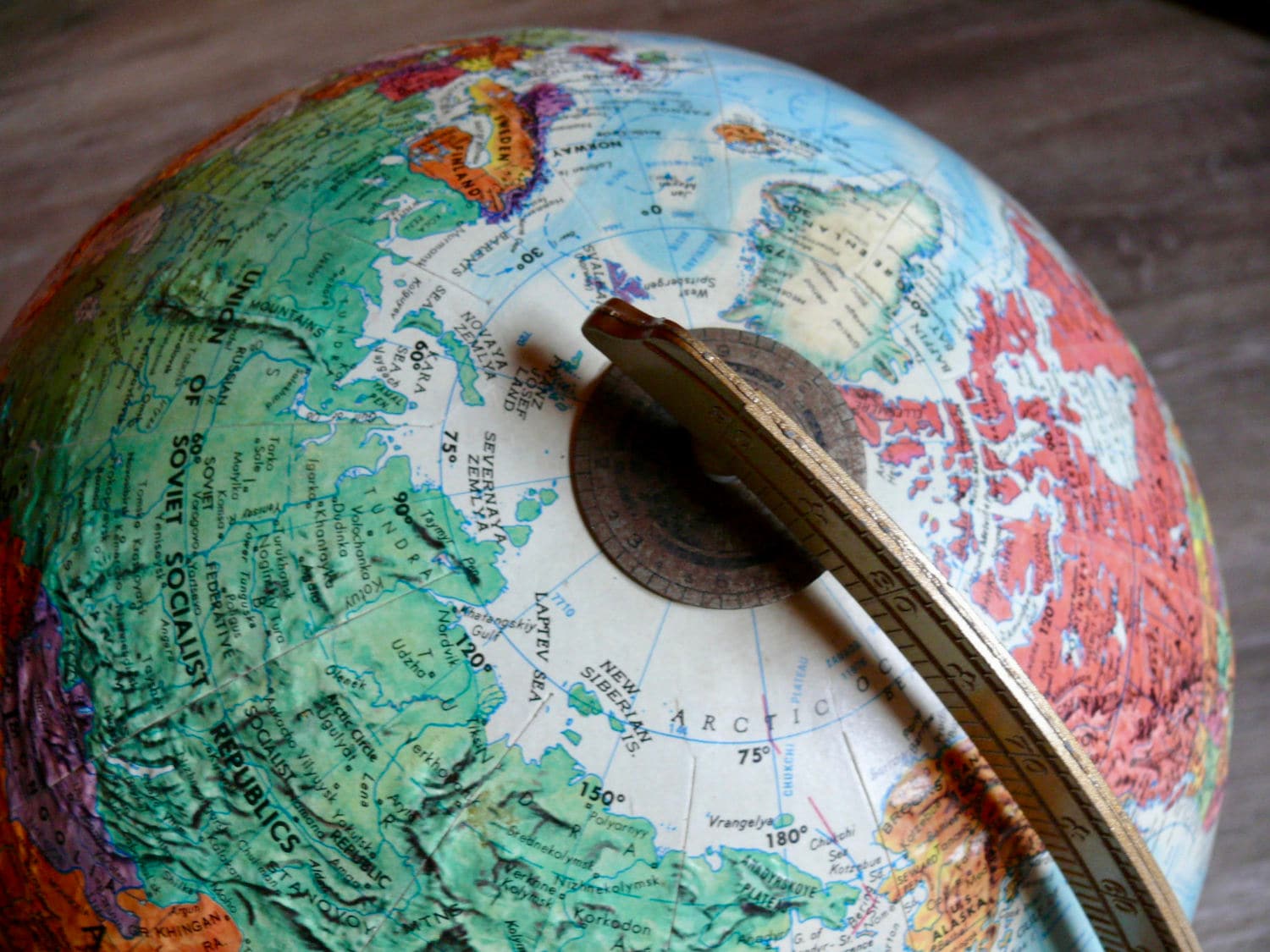 Globe terrestre Grand globe terrestre de bureau 720 ° Rotation Globes  éducatifs du monde avec support