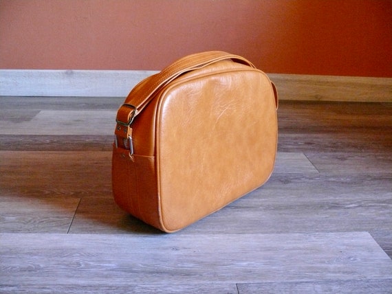 Orange Samsonite Cross Body Shoulder Bag, Vintage… - image 4