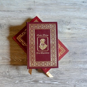 Leather Bound Great Expectations by Charles Dickens, Vintage 1979 Easton Press Collector&#39;s Edition, 100 Greatest Books Ever Written Series
