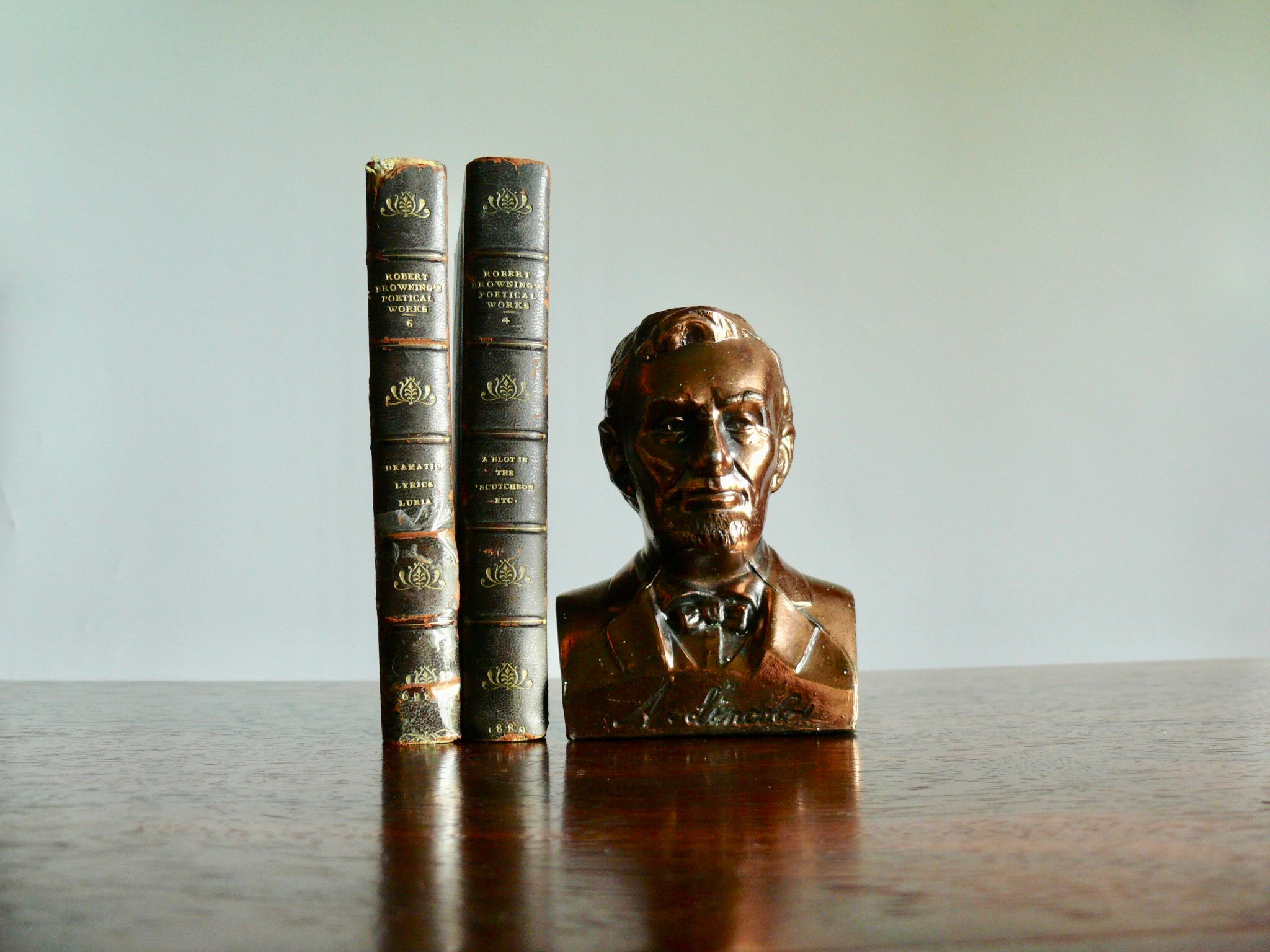 Vintage Banthrico Copper Abraham Lincoln Coin Bank, Metal 