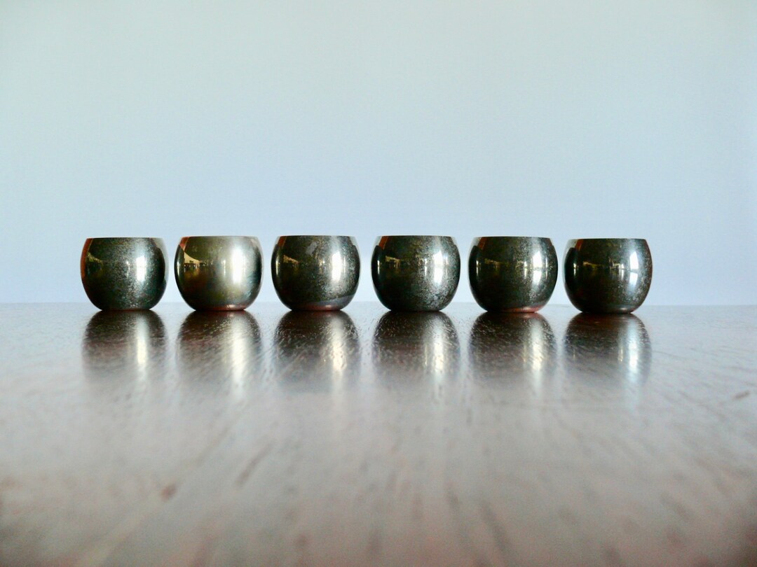 6 Towle Silver Punch Cups Vintage Colonial Silver Paul Revere Etsy