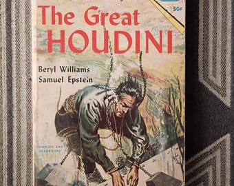 The Great Houdini paperback by Beryl williams and Samuel Epstein |scholastic book services| 1965| good condition
