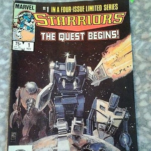 starriors 1//the quest begins//1 of 4//marvel comics//1984//very fine condition image 1