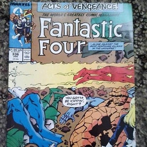 Fantastic four issue 336//1990//marvel comics//acts of vengeance//vf condition