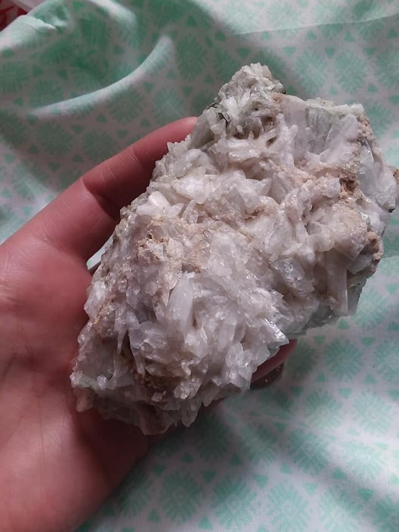 large rough celestite cluster5 in x 3 in x 2 in1 lb 3 ozohio celestitewhite and blue celestitecelestine