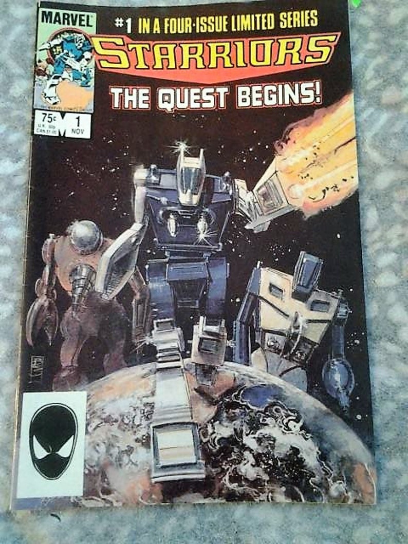 starriors 1//the quest begins//1 of 4//marvel comics//1984//very fine condition image 1