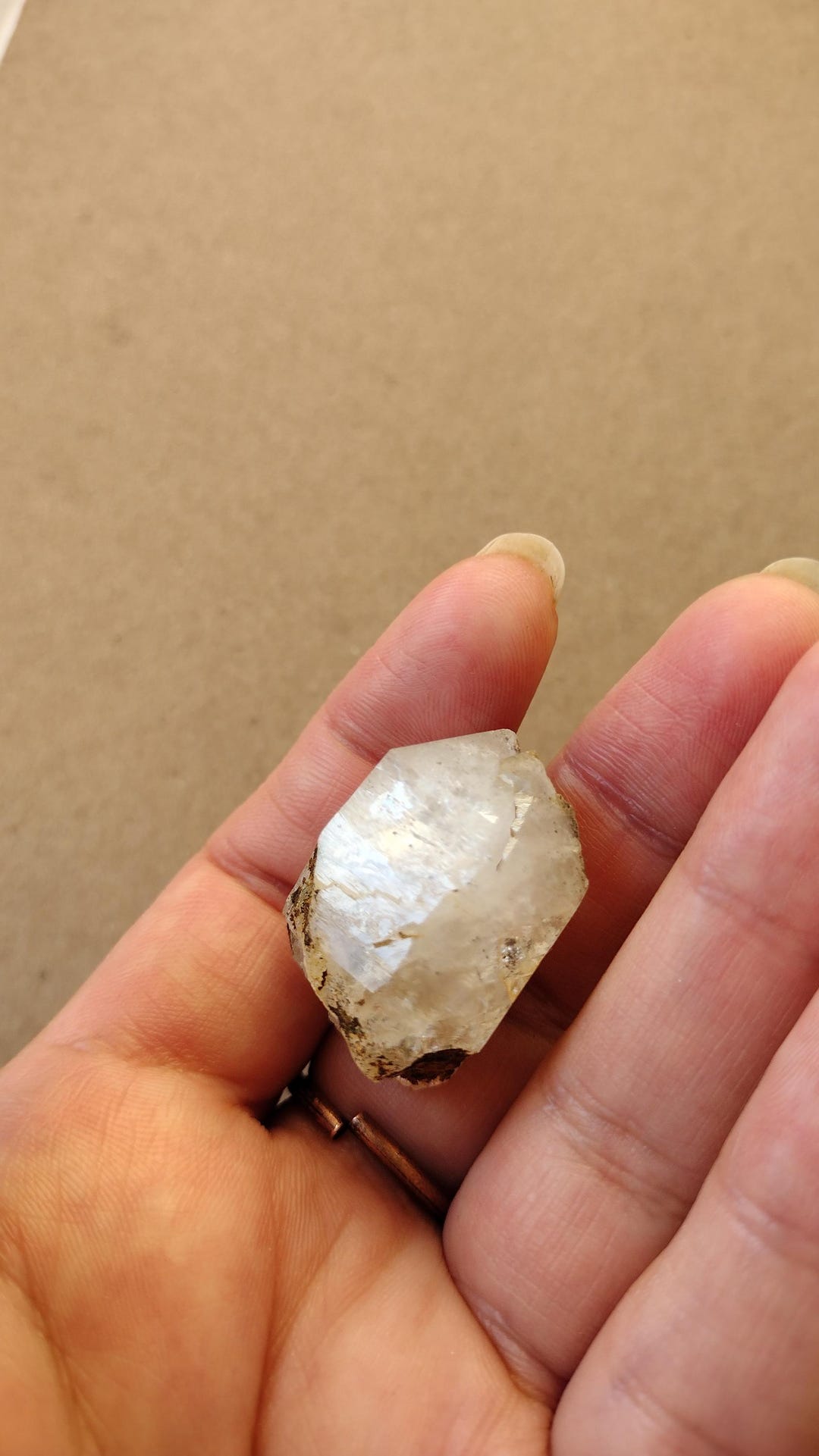 【アメリカ/ニューヨーク産】ハーキマーダイヤモンドクォーツ ニューヨーク州北部産ハーキマーダイヤモンドクォーツ標本/1インチ/17