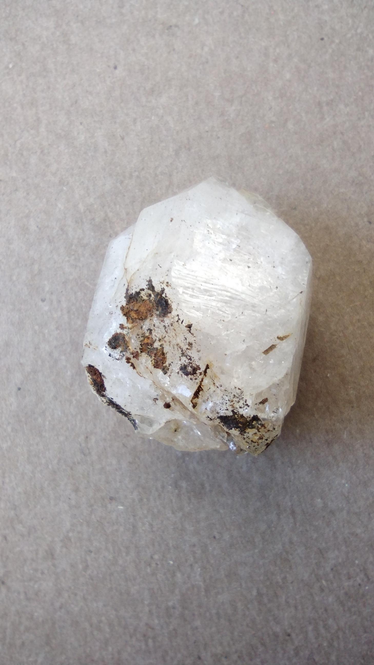 ニューヨーク州北部産ハーキマーダイヤモンドクォーツ標本/1インチ/17