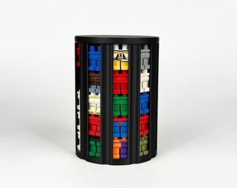 Mini Fig Leg Holder | AFOLS or KFOLS | Removable Top | Extra Storage Inside | 50 Legs | Travel | Storage | Organization