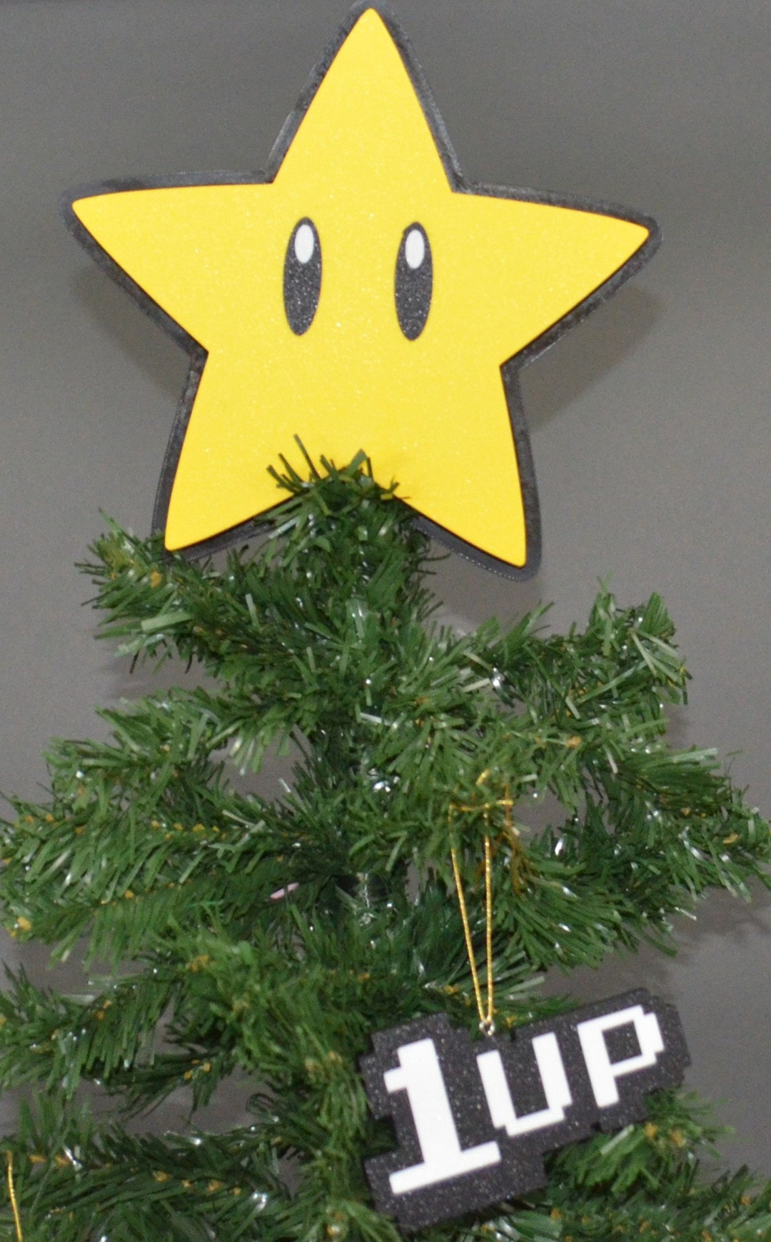 Super Mario Star Tree Topper Christmas Tree Topper - Etsy