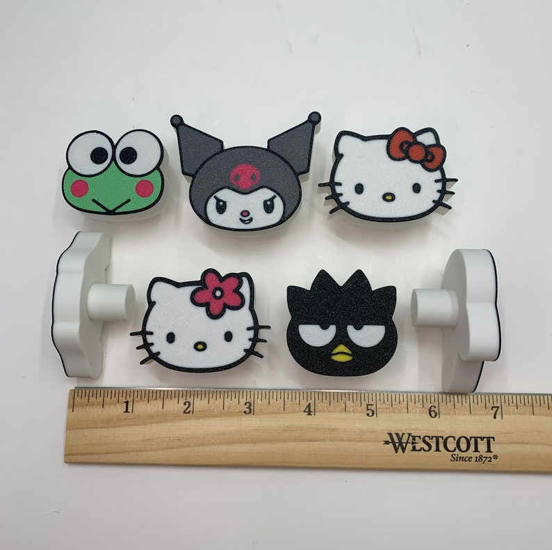 HELLO KITTY Themed Drawer Knobs/handles for Nurseries Etsy
