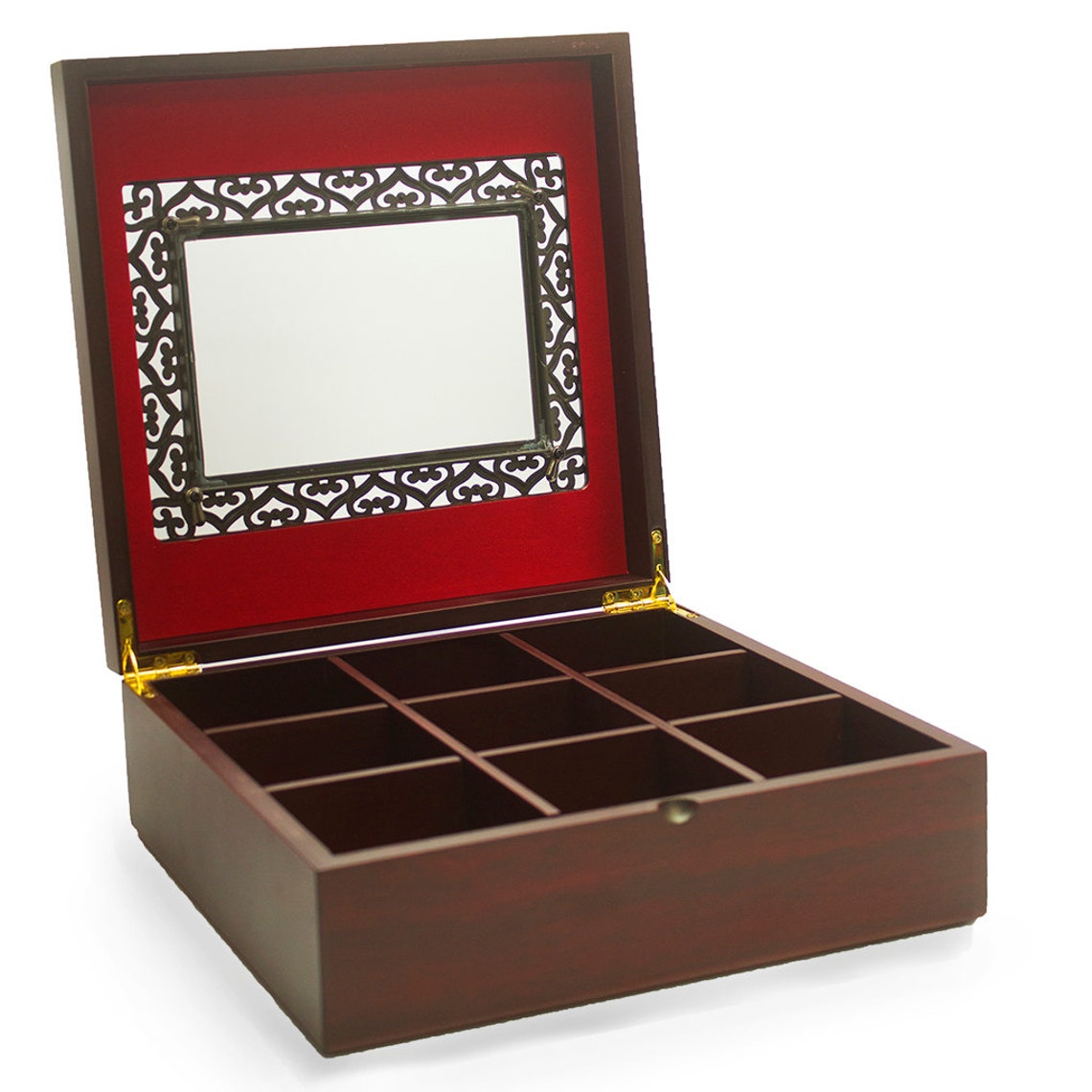 Large Wooden Tazo Tea Box Sampler W/ Frame Includes Tea Etsy