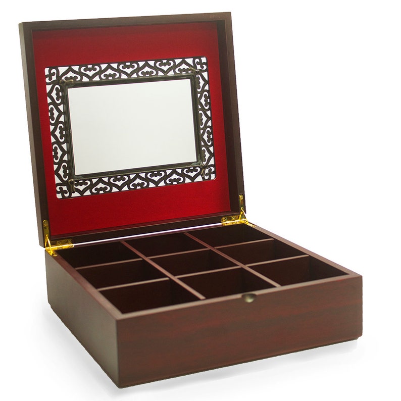 Large Wooden Tazo Tea Box Sampler W/ Frame Includes Tea Etsy