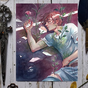 A Ray of Hope- Depression painting/ depression and anxiety art print