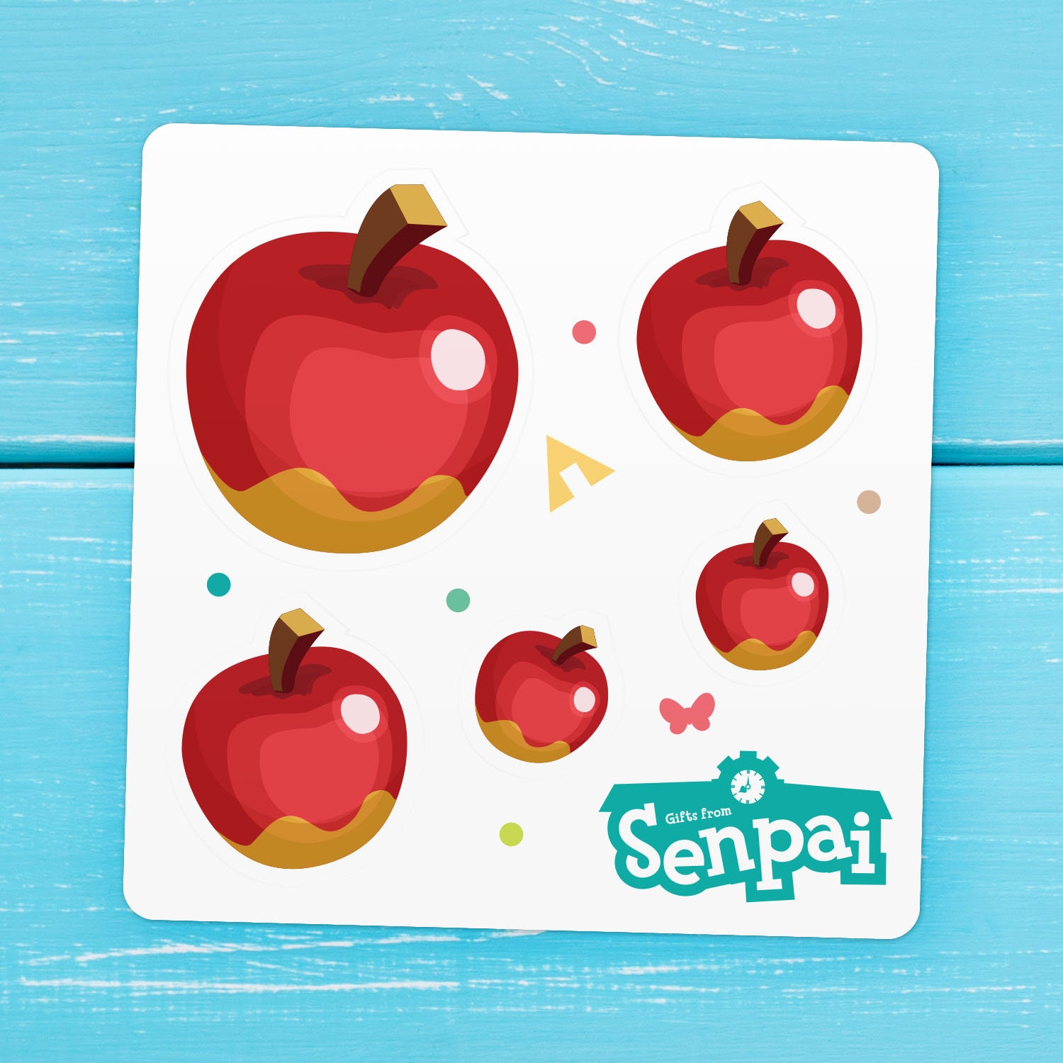 Animal Crossing All Fruit Vinyl Sticker Collection Etsy