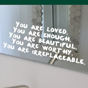 Mirror Decal Etsy