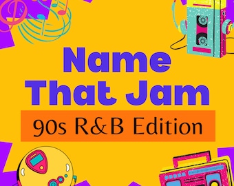 Name That Tune, 90s R&B Game, for the Black Culture Games, African-American Music History, Black Music Trivia