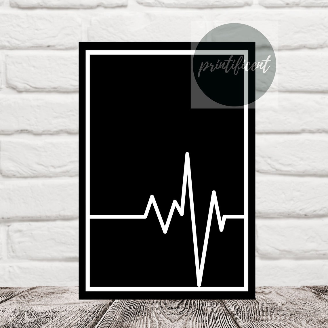 Black and White Wall Art Prints Geometric Downloadable | Etsy