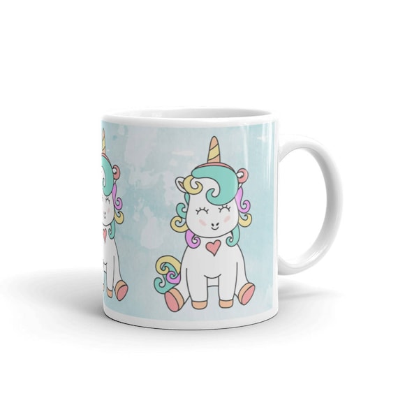 Gift 11 oz Mug Coffee//Tea Beautiful Unicorn
