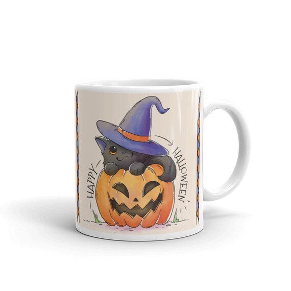 Halloween Coffee Mug Happy Halloween Witches Gift for Trick or Treaters Halloween Coffee Mug Happy Halloween Witches Gift for Trick or Treaters