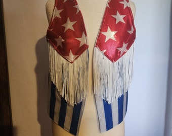 Gilet Stars and Stripes --Taille Enfant 5/6 - Adulte XLarge