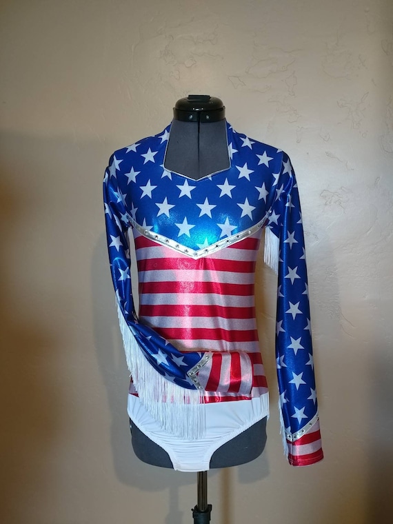 New Glory Patriotic Rodeo Queen Shirt 