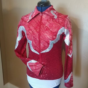 Red Rider -- Arena Rodeo Queen Shirt -- Sizes Child 5/6 to Adult XLarge