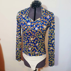 Stars Galore -- Patriotic Rodeo Queen Shirt -- Size Child 7/8- last one available!
