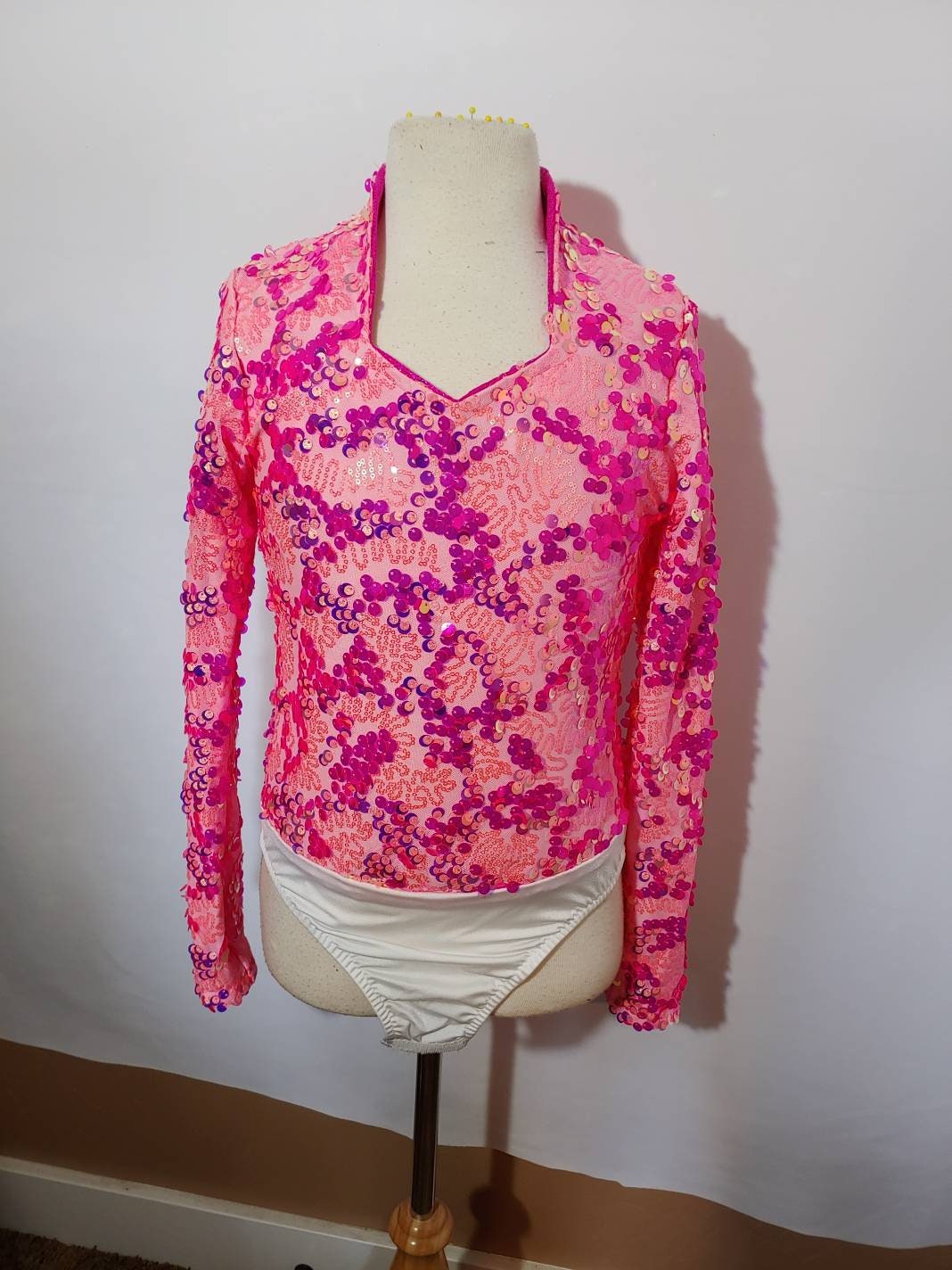 Available Child 5/6 to Adult XL Kleding Meisjeskleding Tops & T-shirts Blouses Neon Pink Under The Sea Rodeo Queen Arena Shirt 