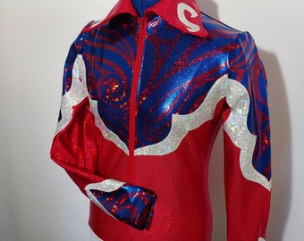 Patriotic Rider - Rodeo Queen Arena Shirt -- Available Child 5/6 to Adult XL