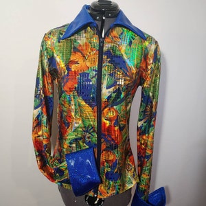 Tropical Rain -- Rodeo Queen Arena Shirt -- Made To Order -- Available Child 5/6 to Adult XL