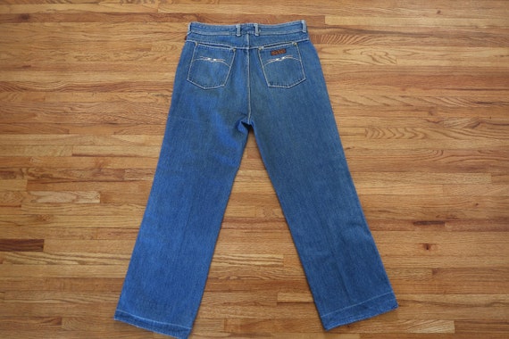 Vintage 70s Bon Jour HIgh Waisted Jeans 34/28.5 - image 1